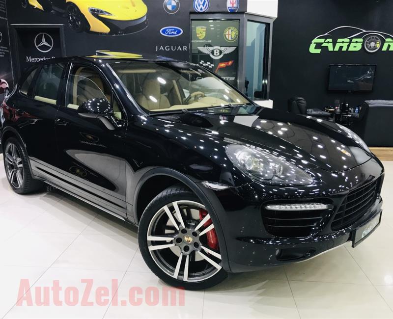 PORSCHE CAYENNE TURBO- 2013- BLACK- 146 000 KM- GCC