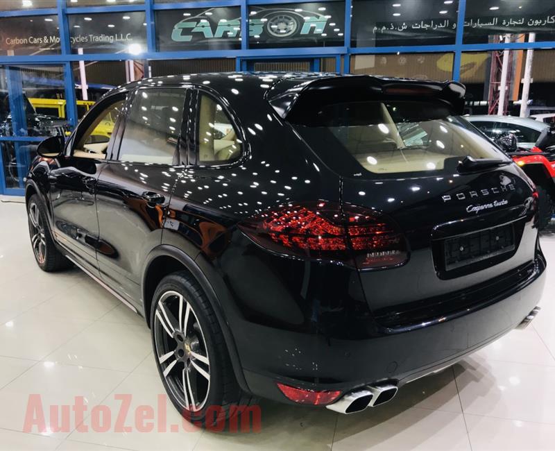 PORSCHE CAYENNE TURBO- 2013- BLACK- 146 000 KM- GCC