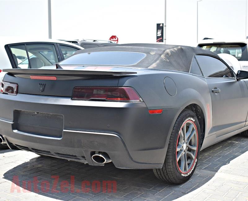 chevrolet camaro model 2014 - black - 70 000 km - v8 - gcc 