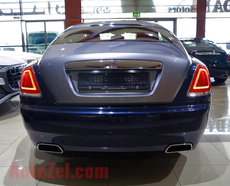 ROLLS ROYCE WRAITH- 2017- BLUE- 28 000 KM- GCC SPECS