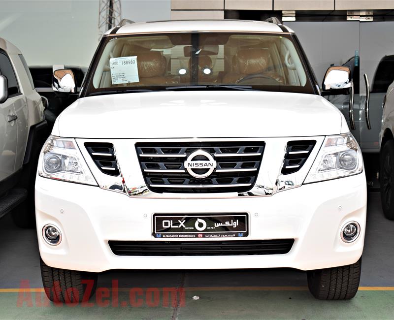 BRAND NEW NISSAN PATROL XE- 2019- WHITE- V8- GCC