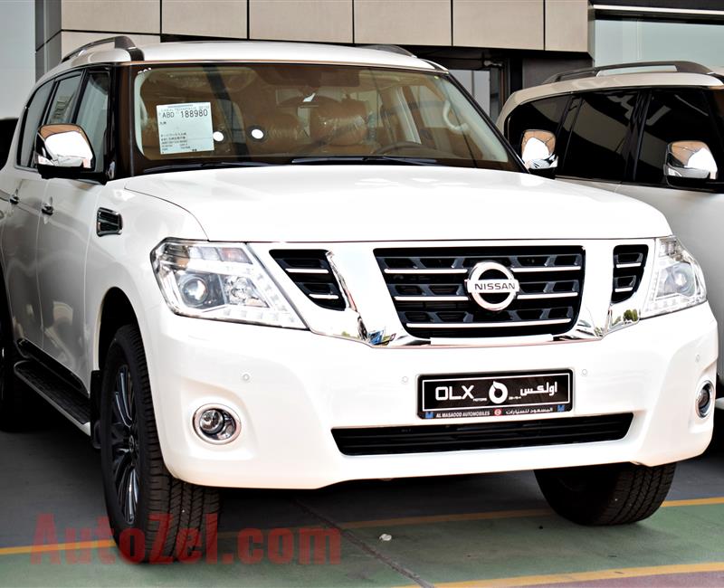 BRAND NEW NISSAN PATROL XE- 2019- WHITE- V8- GCC