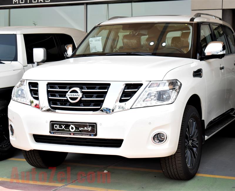 BRAND NEW NISSAN PATROL XE- 2019- WHITE- V8- GCC