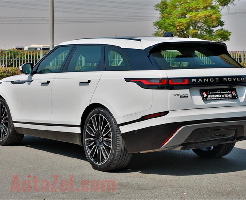 RANGE ROVER VELAR SE, V6- 2018- WHITE- 25 000 KM- GCC, ALTAYER WARRANTY