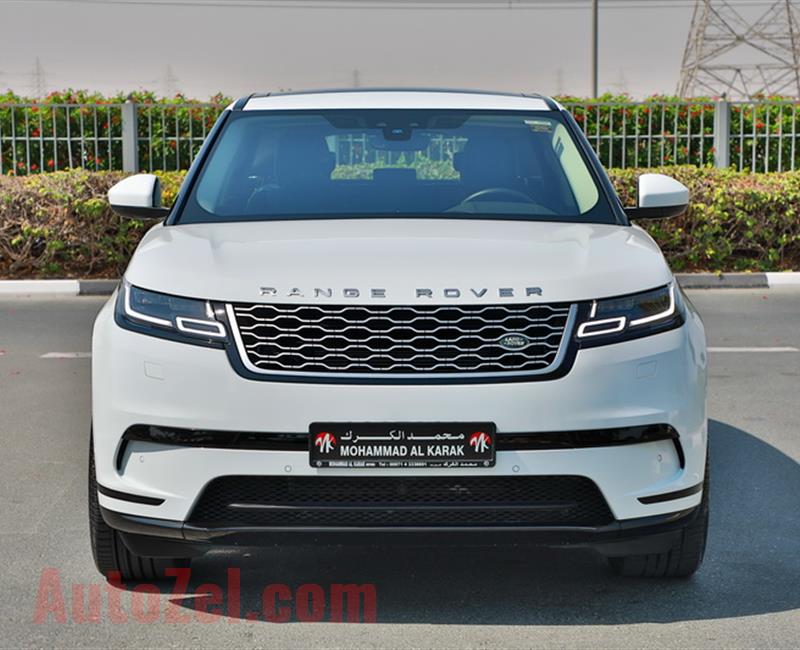 RANGE ROVER VELAR SE, V6- 2018- WHITE- 25 000 KM- GCC, ALTAYER WARRANTY