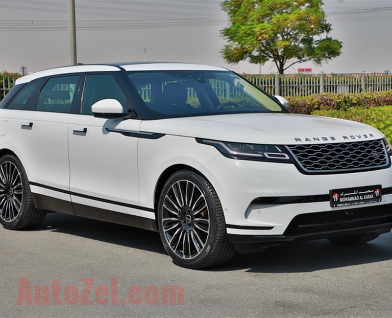 RANGE ROVER VELAR SE, V6- 2018- WHITE- 25 000 KM- GCC, ALTAYER WARRANTY