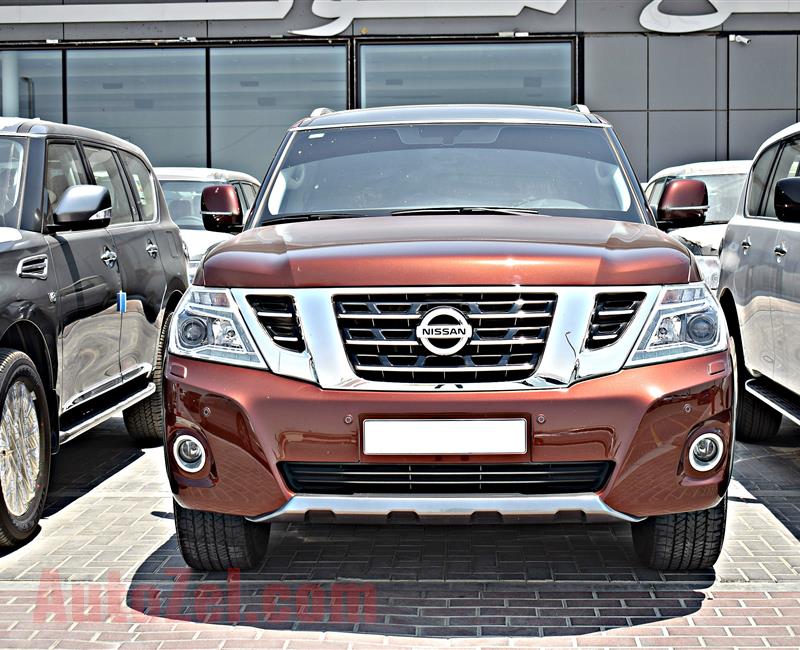 NISSAN PATROL TITANIUM MODEL 2019 - ORANGE - ZERO KM -  V8 - GCC 