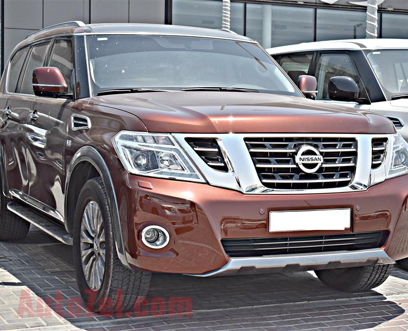 NISSAN PATROL TITANIUM MODEL 2019 - ORANGE - ZERO KM -  V8 - GCC 