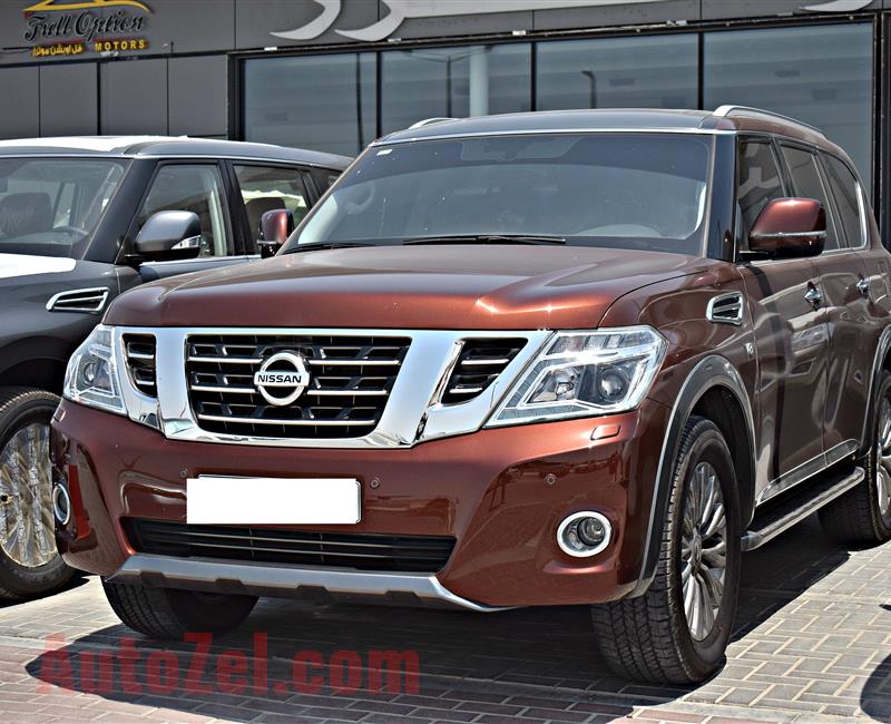 NISSAN PATROL TITANIUM MODEL 2019 - ORANGE - ZERO KM -  V8 - GCC 