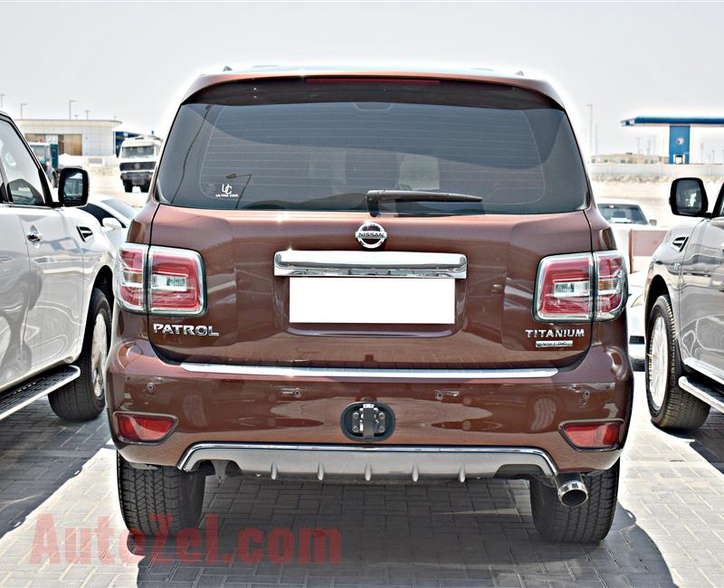 NISSAN PATROL TITANIUM MODEL 2019 - ORANGE - ZERO KM -  V8 - GCC 