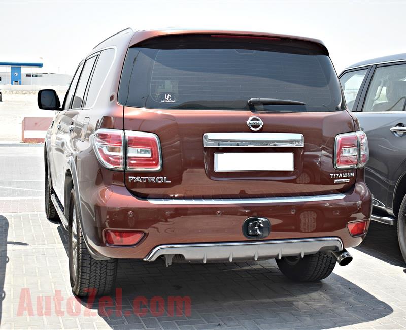 NISSAN PATROL TITANIUM MODEL 2019 - ORANGE - ZERO KM -  V8 - GCC 