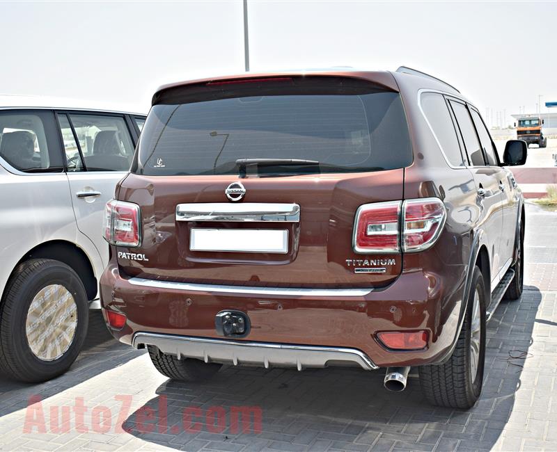 NISSAN PATROL TITANIUM MODEL 2019 - ORANGE - ZERO KM -  V8 - GCC 