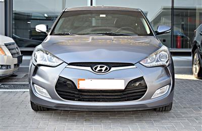 HYUNDAI VELOSTER MODEL 2015 - GREY - V4 - GCC 