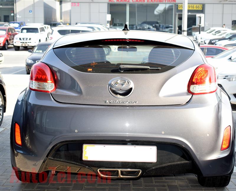 HYUNDAI VELOSTER MODEL 2015 - GREY - V4 - GCC 