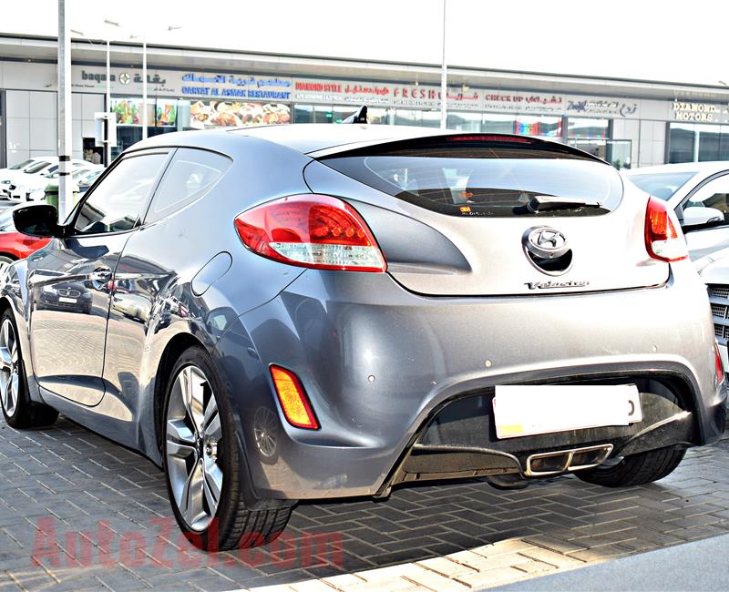 HYUNDAI VELOSTER MODEL 2015 - GREY - V4 - GCC 