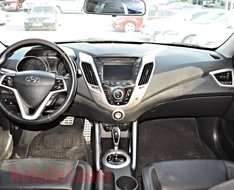 HYUNDAI VELOSTER MODEL 2015 - GREY - V4 - GCC 