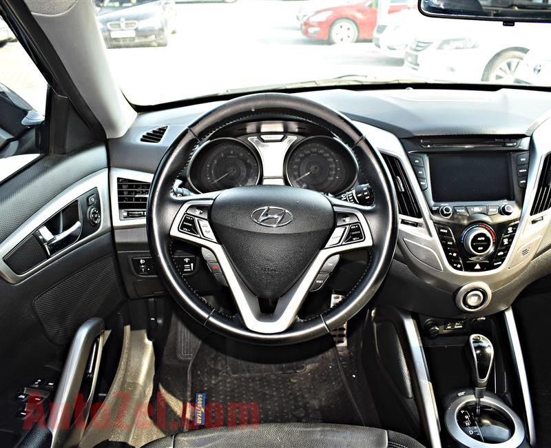 HYUNDAI VELOSTER MODEL 2015 - GREY - V4 - GCC 