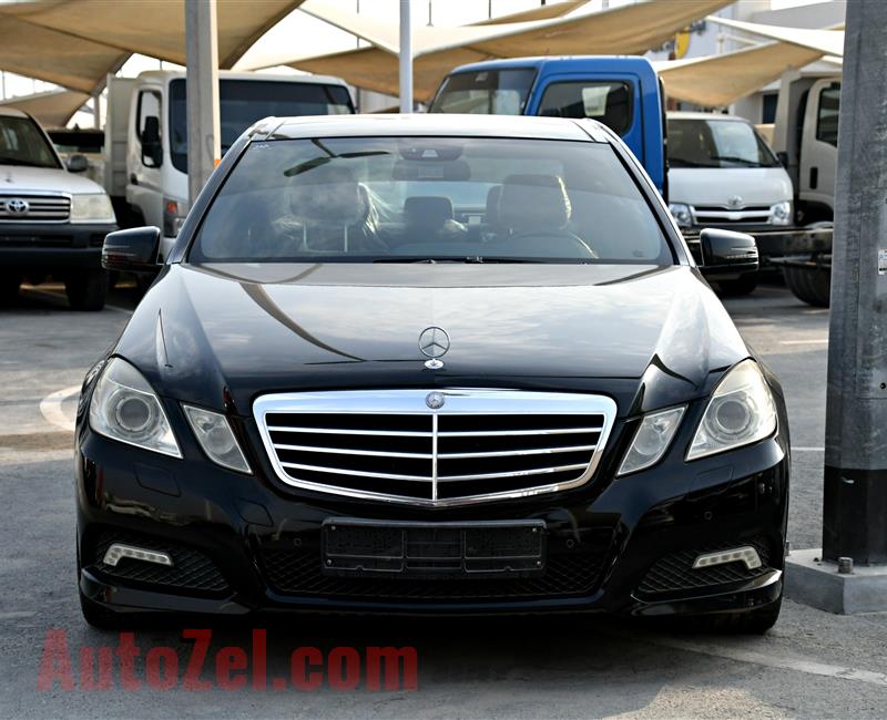 MERCEDES-BENZ E300- 2010- BLACK- 144 000 KM- GCC SPECS