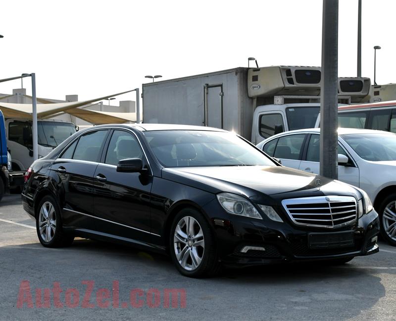 MERCEDES-BENZ E300- 2010- BLACK- 144 000 KM- GCC SPECS