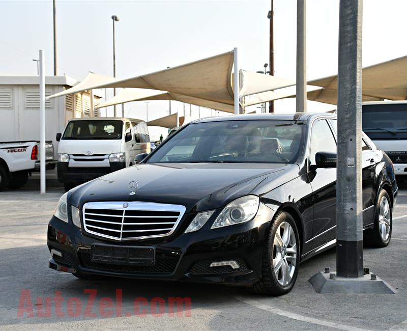 MERCEDES-BENZ E300- 2010- BLACK- 144 000 KM- GCC SPECS