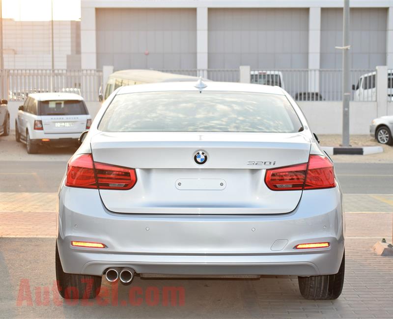 BMW 320I MODEL 2016 - SILVER - 44,000 KM -V4 - GCC 