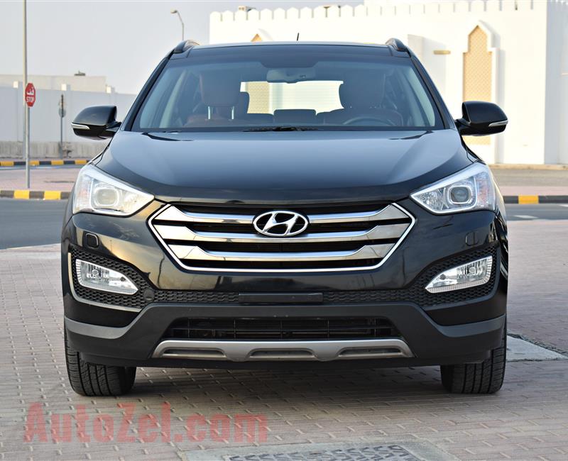 HYUNDAI SANTA FE  3.3L MODEL 2016 - BLACK - 101,000 KM - V4 - GCC 