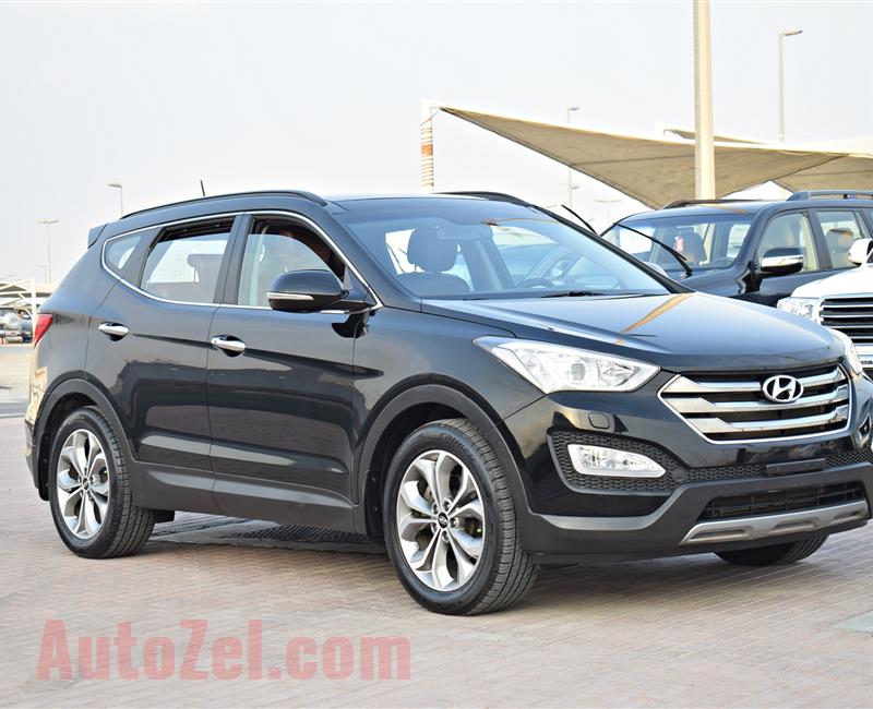 HYUNDAI SANTA FE  3.3L MODEL 2016 - BLACK - 101,000 KM - V4 - GCC 