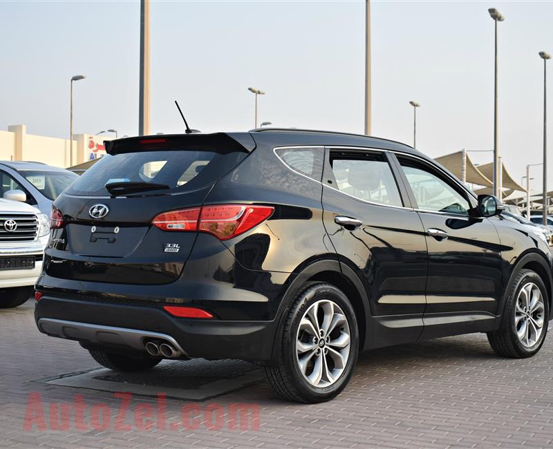 HYUNDAI SANTA FE  3.3L MODEL 2016 - BLACK - 101,000 KM - V4 - GCC 