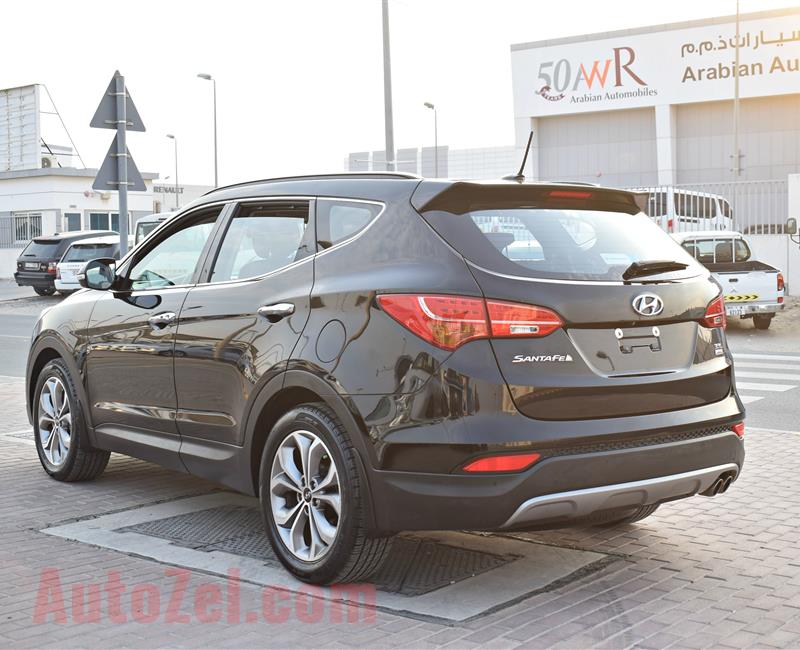 HYUNDAI SANTA FE  3.3L MODEL 2016 - BLACK - 101,000 KM - V4 - GCC 