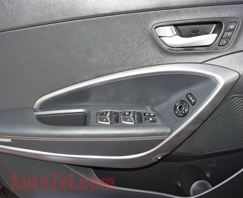 HYUNDAI SANTA FE  3.3L MODEL 2016 - BLACK - 101,000 KM - V4 - GCC 