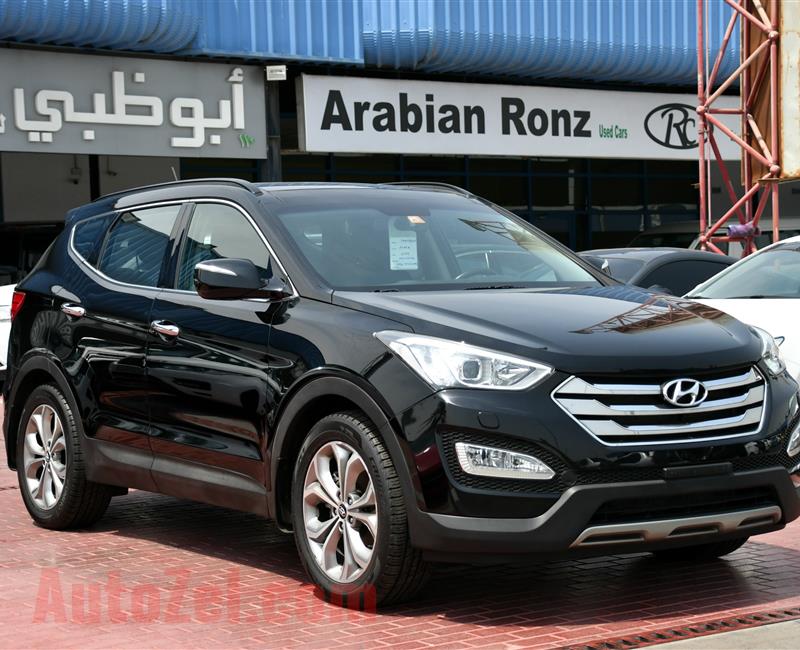 HYUNDAI SANTA FE 3.3L, V6- 2014- BLACK- 190 000 KM- GCC