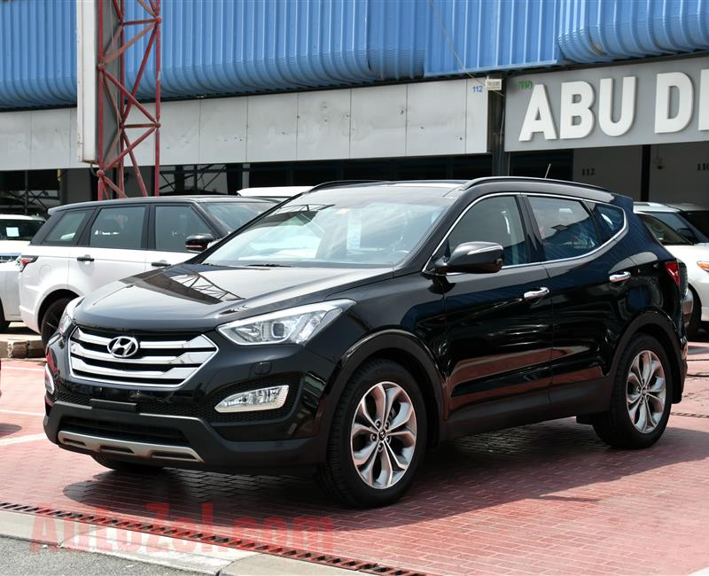 HYUNDAI SANTA FE 3.3L, V6- 2014- BLACK- 190 000 KM- GCC