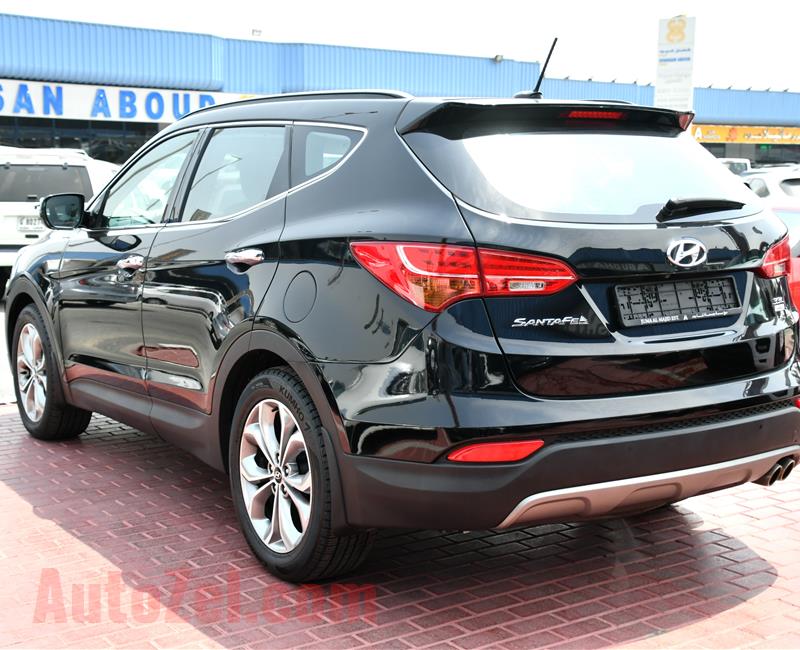 HYUNDAI SANTA FE 3.3L, V6- 2014- BLACK- 190 000 KM- GCC