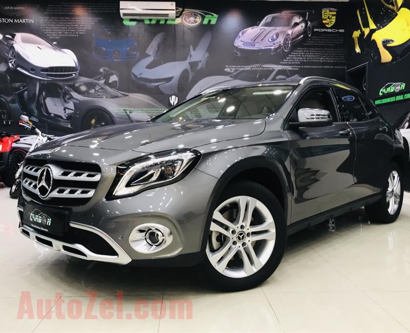 MERCEDES-BENZ GLA250, V4- 2018- GREY- 8 000 KM- EUROPEAN SPECS