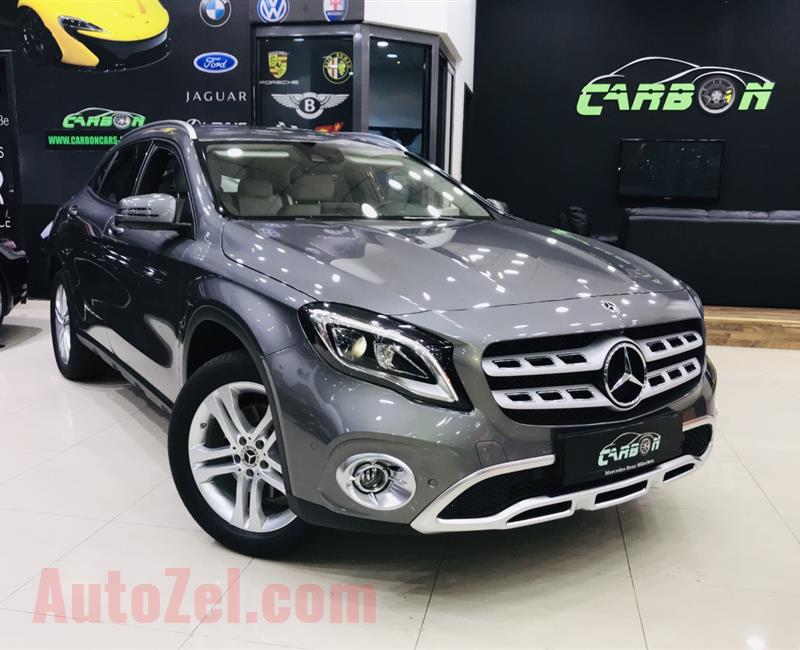 MERCEDES-BENZ GLA250, V4- 2018- GREY- 8 000 KM- EUROPEAN SPECS