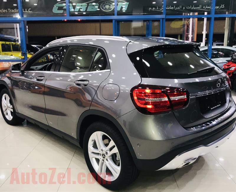 MERCEDES-BENZ GLA250, V4- 2018- GREY- 8 000 KM- EUROPEAN SPECS