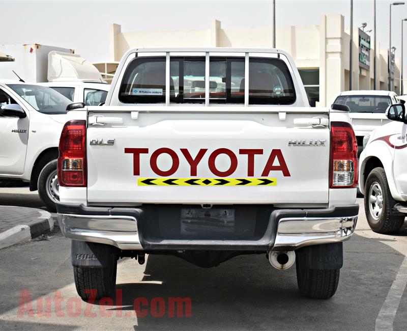 TOYOTA HILUX 4X4 PICK-UP, V4- 2018- WHITE- 67 000 KM- GCC, MANUAL GEAR- DIESEL