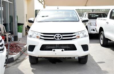 TOYOTA HILUX 4X4 PICK-UP, V4- 2017- WHITE- 55 000 KM- GCC