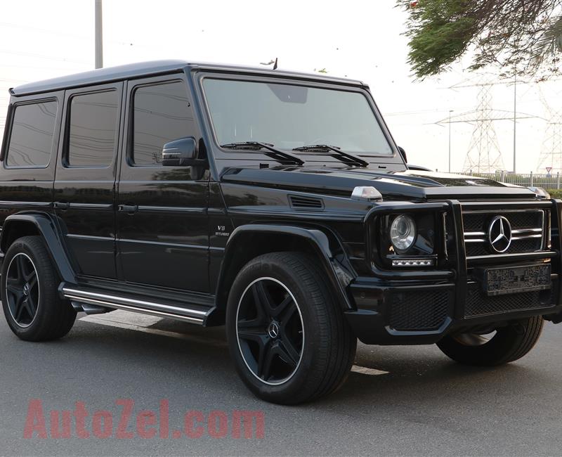 MERCEDES-BENZ G63- 2013- BLACK- 131 000 KM- GCC SPECS