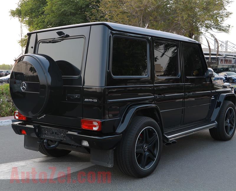 MERCEDES-BENZ G63- 2013- BLACK- 131 000 KM- GCC SPECS