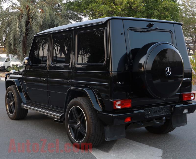 MERCEDES-BENZ G63- 2013- BLACK- 131 000 KM- GCC SPECS