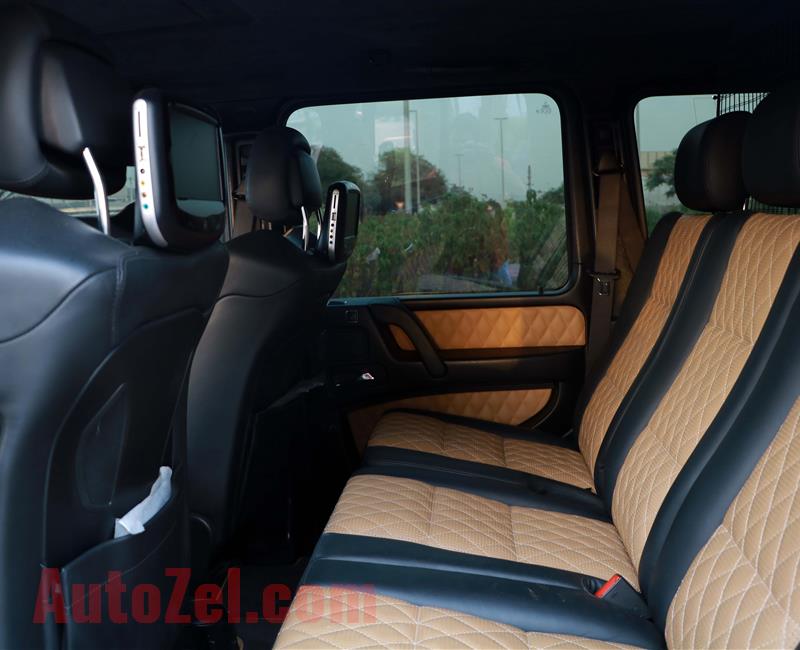 MERCEDES-BENZ G63- 2013- BLACK- 131 000 KM- GCC SPECS