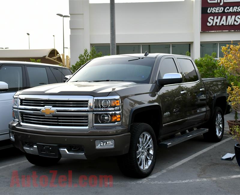 CHEVROLET SILVERADO HIGH COUNTRY- 2015- BROWN- 25 000 KM- GCC SPECS