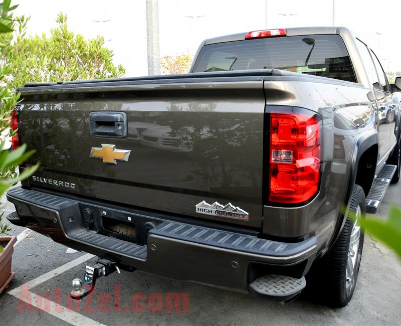 CHEVROLET SILVERADO HIGH COUNTRY- 2015- BROWN- 25 000 KM- GCC SPECS