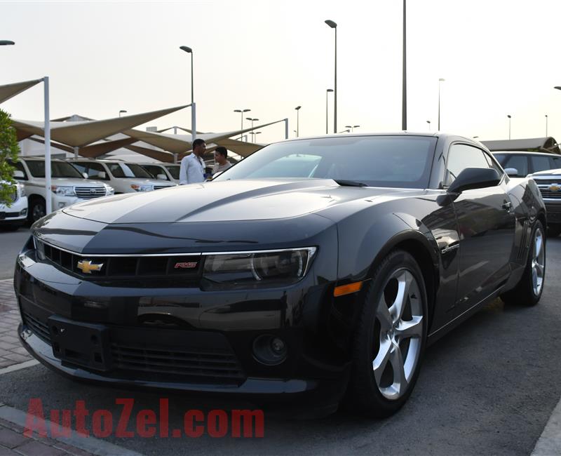 CHEVROLET CAMARO- 2015- BLACK- 81 000 KM- GCC SPECS