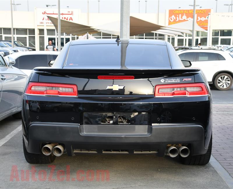 CHEVROLET CAMARO- 2015- BLACK- 81 000 KM- GCC SPECS