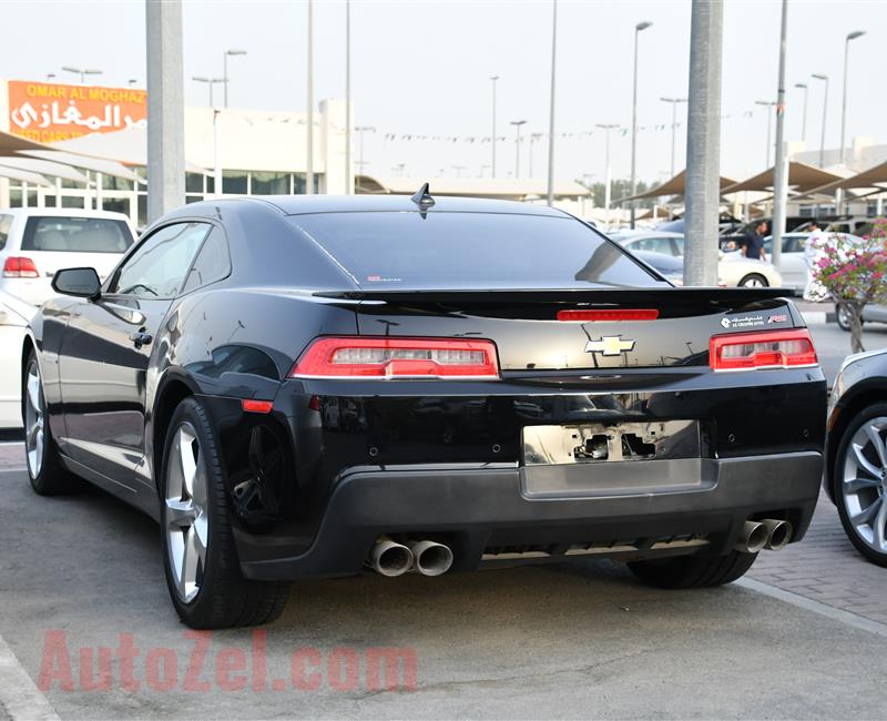 CHEVROLET CAMARO- 2015- BLACK- 81 000 KM- GCC SPECS