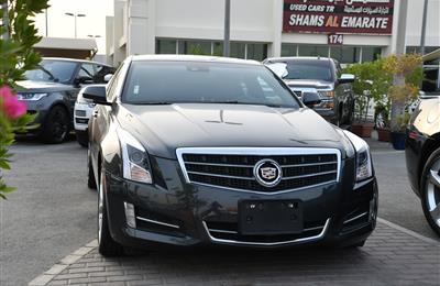 CADILLAC ATS 3.6- 2014- GRAY- 66 000 KM- GCC SPECS