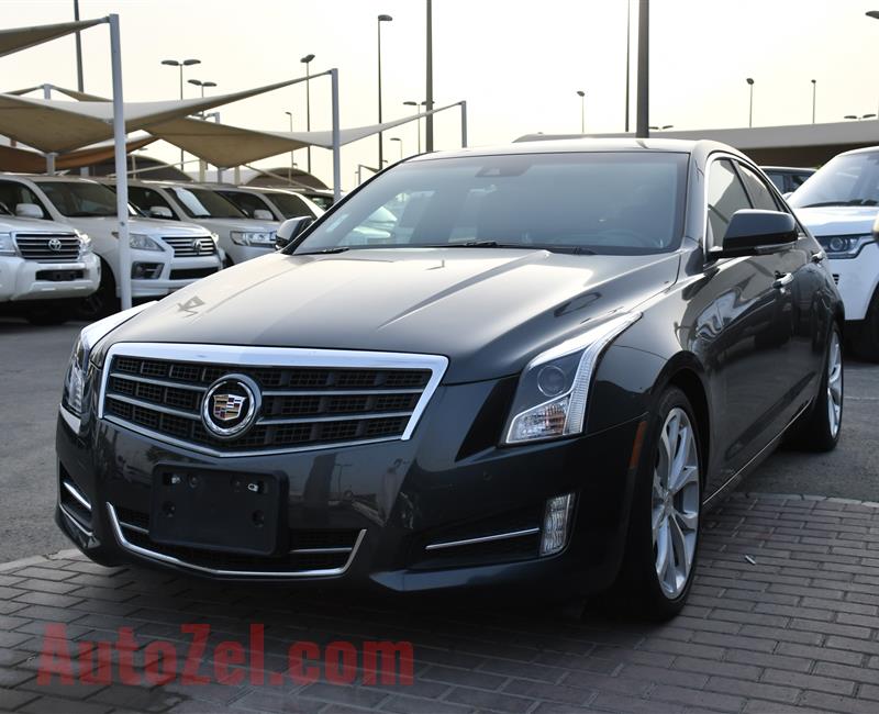 CADILLAC ATS 3.6- 2014- GRAY- 66 000 KM- GCC SPECS