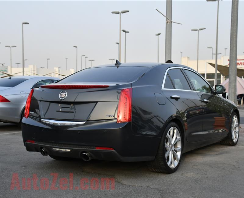 CADILLAC ATS 3.6- 2014- GRAY- 66 000 KM- GCC SPECS